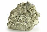 Gleaming Pyrite Crystal Cluster - Peru #271591-1